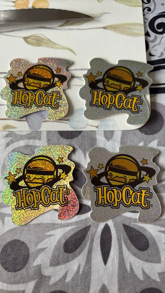 Stickers Hopcat bier, Verzamelen, Ophalen of Verzenden, Nieuw, Viltje(s)