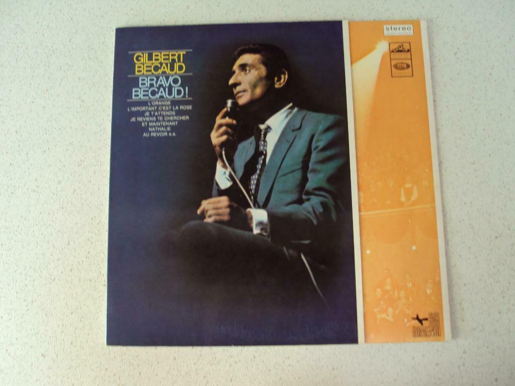 LP "Gilbert Becaud" Bravo Becaud anno 1967., CD & DVD, Vinyles | Autres Vinyles, Enlèvement ou Envoi, 12 pouces