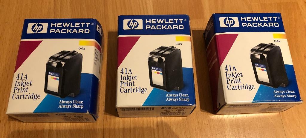 Printer Cartridge HP51641A (41A) Color (3 stuks NIEUW), Ophalen, Nieuw, Cartridge, Hp