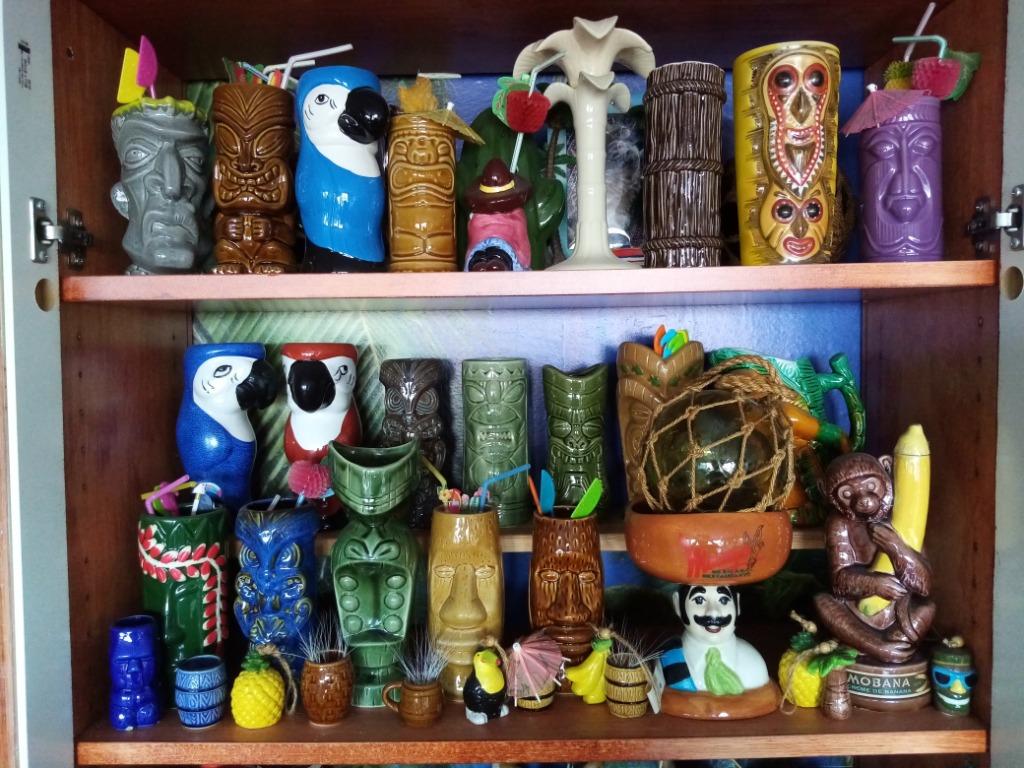 tikibar ,tikimugs, coctail mugs, Ophalen