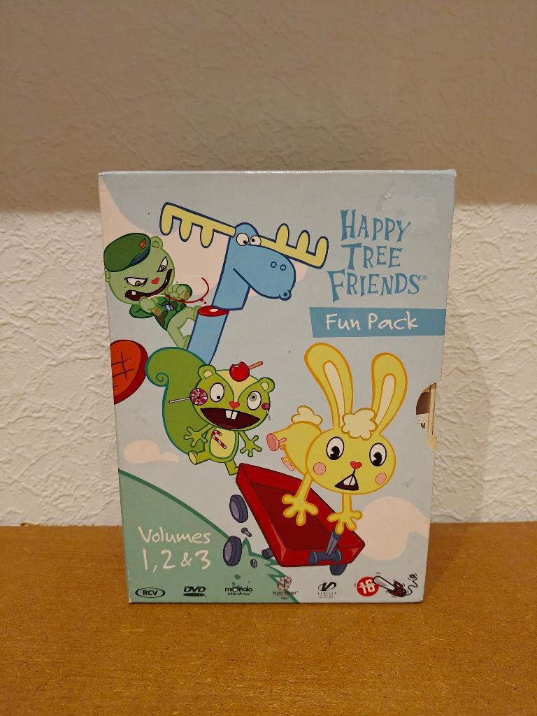 Happy Tree Friends Fun pack DVD, Gebruikt, Amerikaans, Ophalen of Verzenden, Tekenfilm