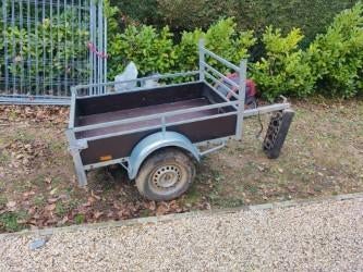 Remorque BW Trailers 1,6 m x 1 m, Autos : Divers, Remorques, Enlèvement, Comme neuf