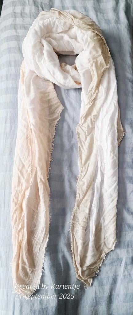 Grote rechthoekige Mylène sjaal, Kleding | Dames, Mutsen, Sjaals en Handschoenen, Ophalen of Verzenden, Gedragen, Sjaal