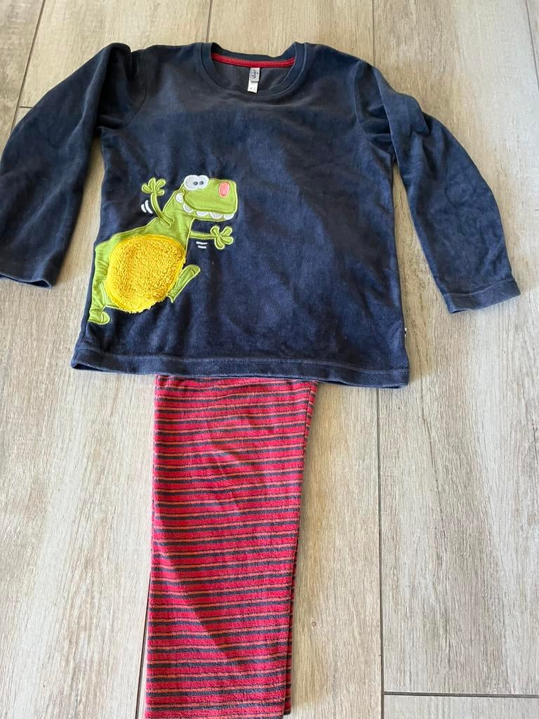 Woody WINTER pyjama velours 122-128, Enlèvement ou Envoi, Comme neuf