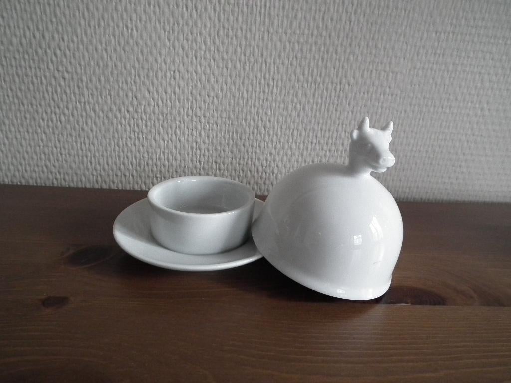 Petit beurrier blanc. Diamètre 9 cm (Cosy & Trendy) Nouveau, Maison & Meubles, Neuf, Céramique, Autres types, Autres styles