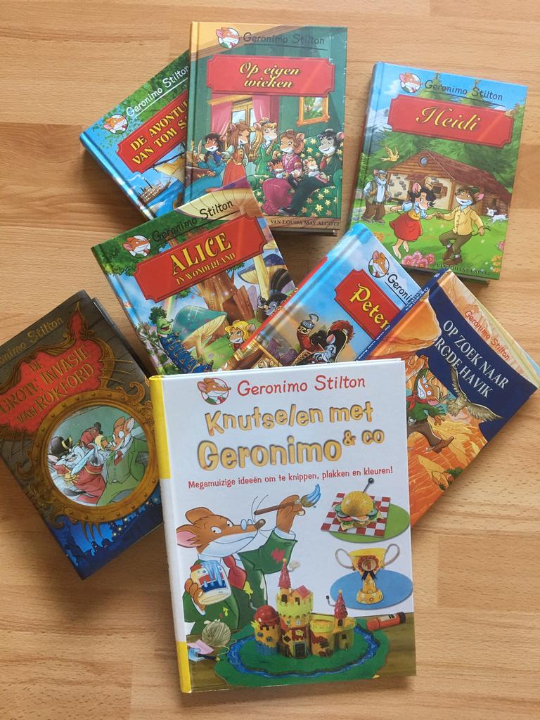 Boekenpakket Geronimo Stilton (7), Enlèvement, Comme neuf