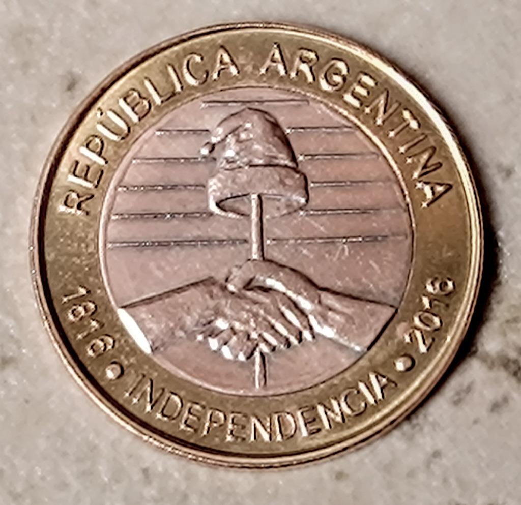 munt argentinie 2 pesos 2016 : 200ste verj onafhankelijkheid, Envoi