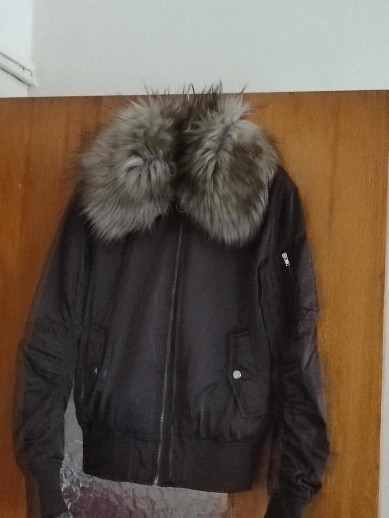 Bershka jas maat s, Kleding | Dames, Maat 36 (S), Gedragen, Groen, Bershka