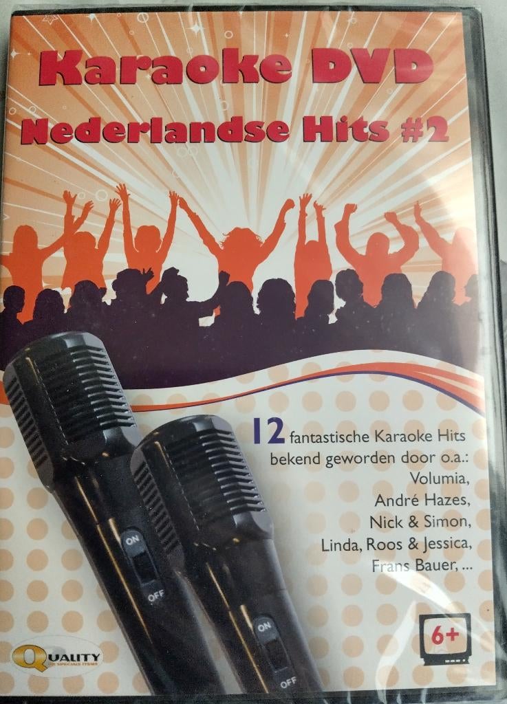 Karaoke DVD Nederlandse hits, Tous les âges, Enlèvement ou Envoi, Neuf, dans son emballage, Musique et Concerts