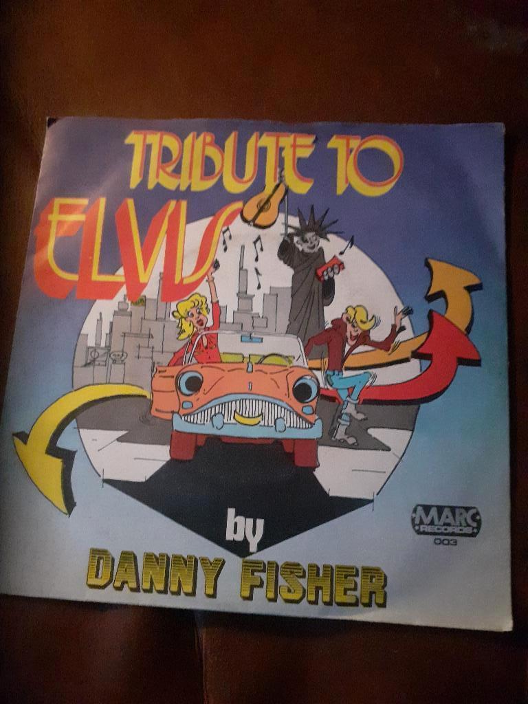 45T Danny Fisher : Blue suede shoes / Ready Teddy (Belpop), Cd's en Dvd's, Ophalen of Verzenden