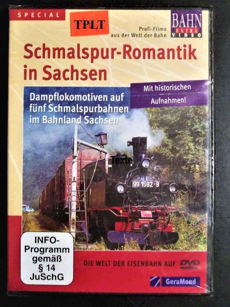 Chemin de Fer voie étroite en Saxe - Loco Vapeur - Allemagne, Enlèvement ou Envoi, Neuf, Train, Autres types