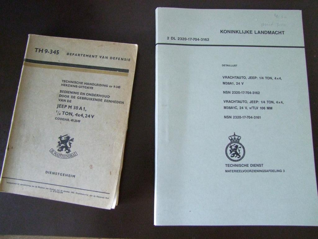 militaire materialen oa Nekaf onderdelen, TE 33 set, Willy's, Enlèvement ou Envoi, Armée de terre, Autres types