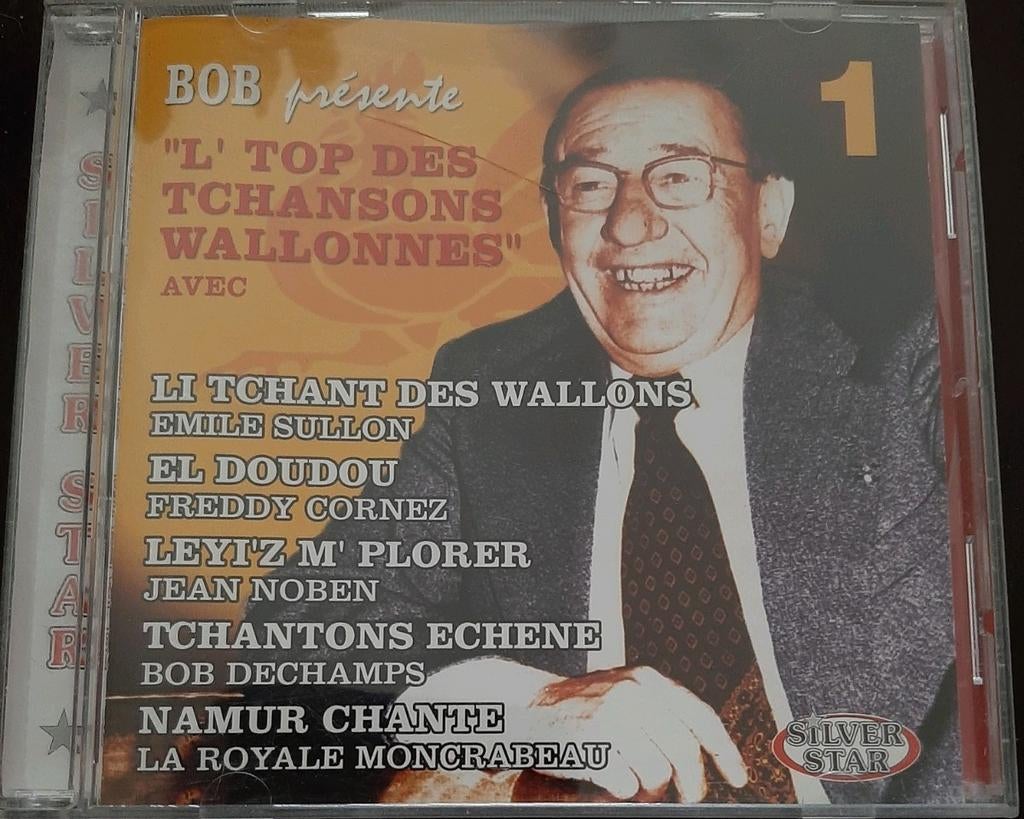 Cd - l'top des chansons wallonne- bob Deschamps, sullon, CD & DVD, CD | Humour & Cabaret, Enlèvement ou Envoi, Utilisé