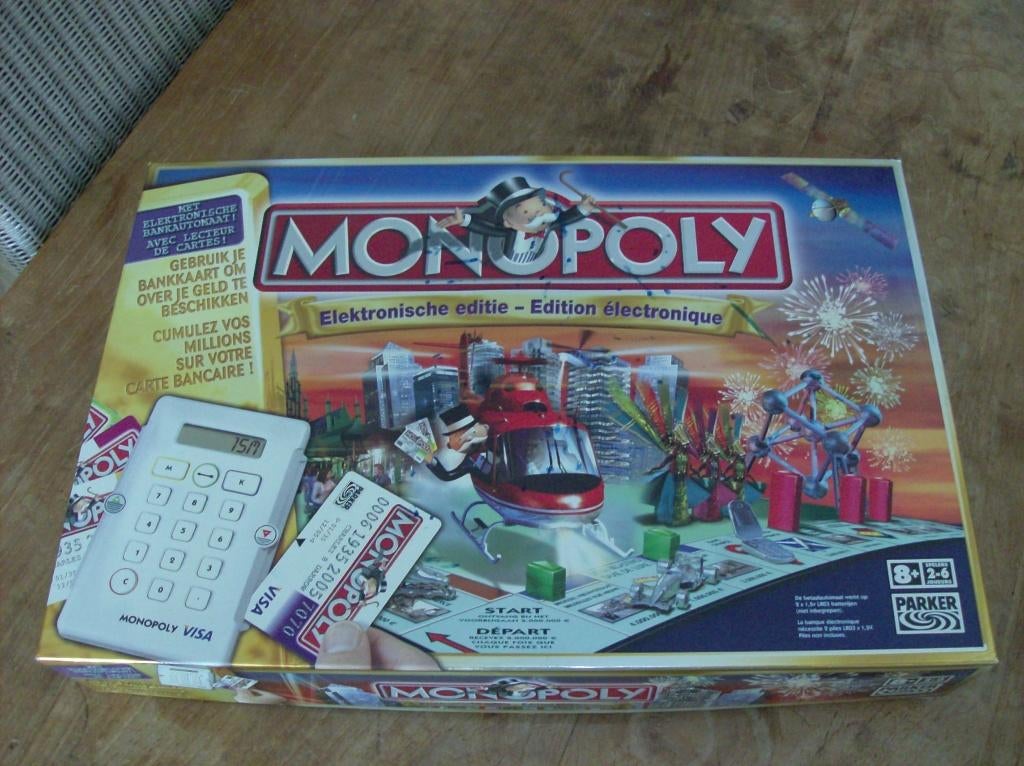 Monopoly electronische editie, Hobby en Vrije tijd, Ophalen, Zo goed als nieuw