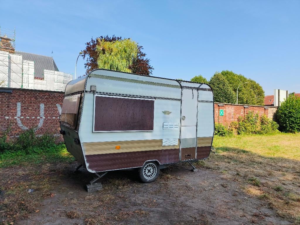 Caravan -750kg met zijluik, vrije invulling (leeg binnenin), Caravans en Kamperen, Caravans, Particulier, 500 - 750 kg, Tot 4 meter