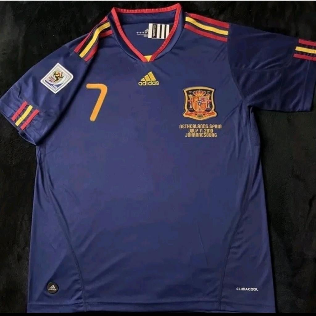 Spanje David Villa Origineel WorldCup Finale 2010, Verzenden