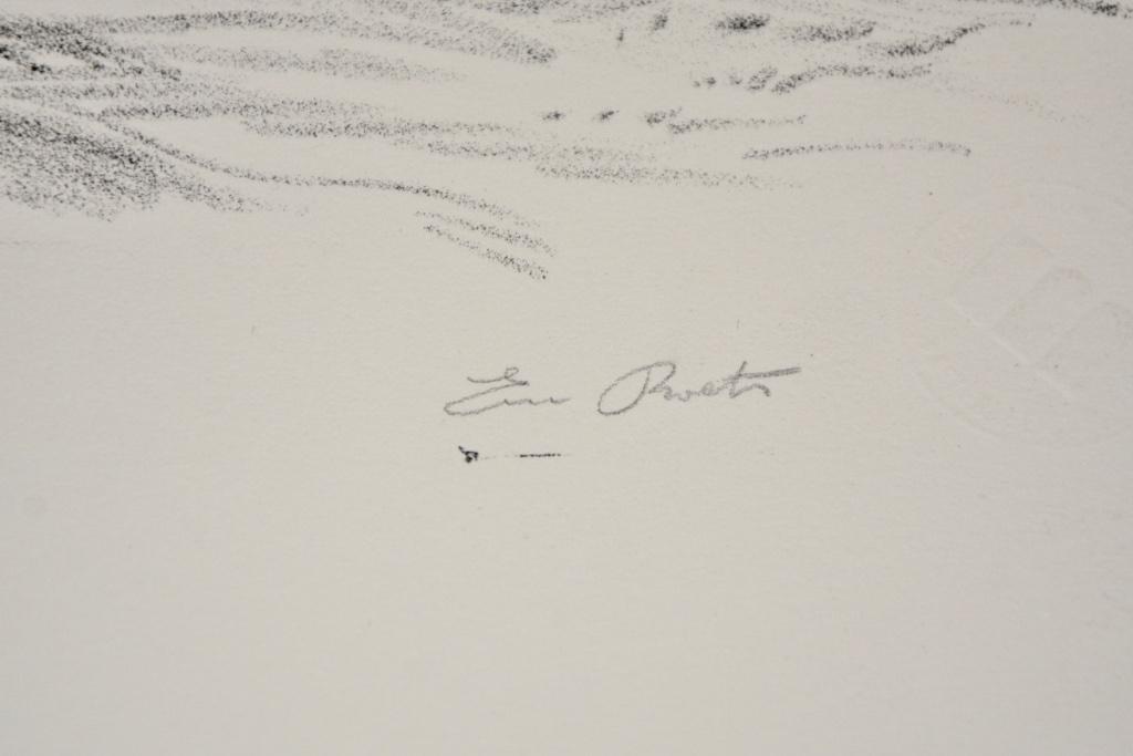 Eric ROETS - steendruk -handgesigneerd, Antiek en Kunst, Ophalen of Verzenden