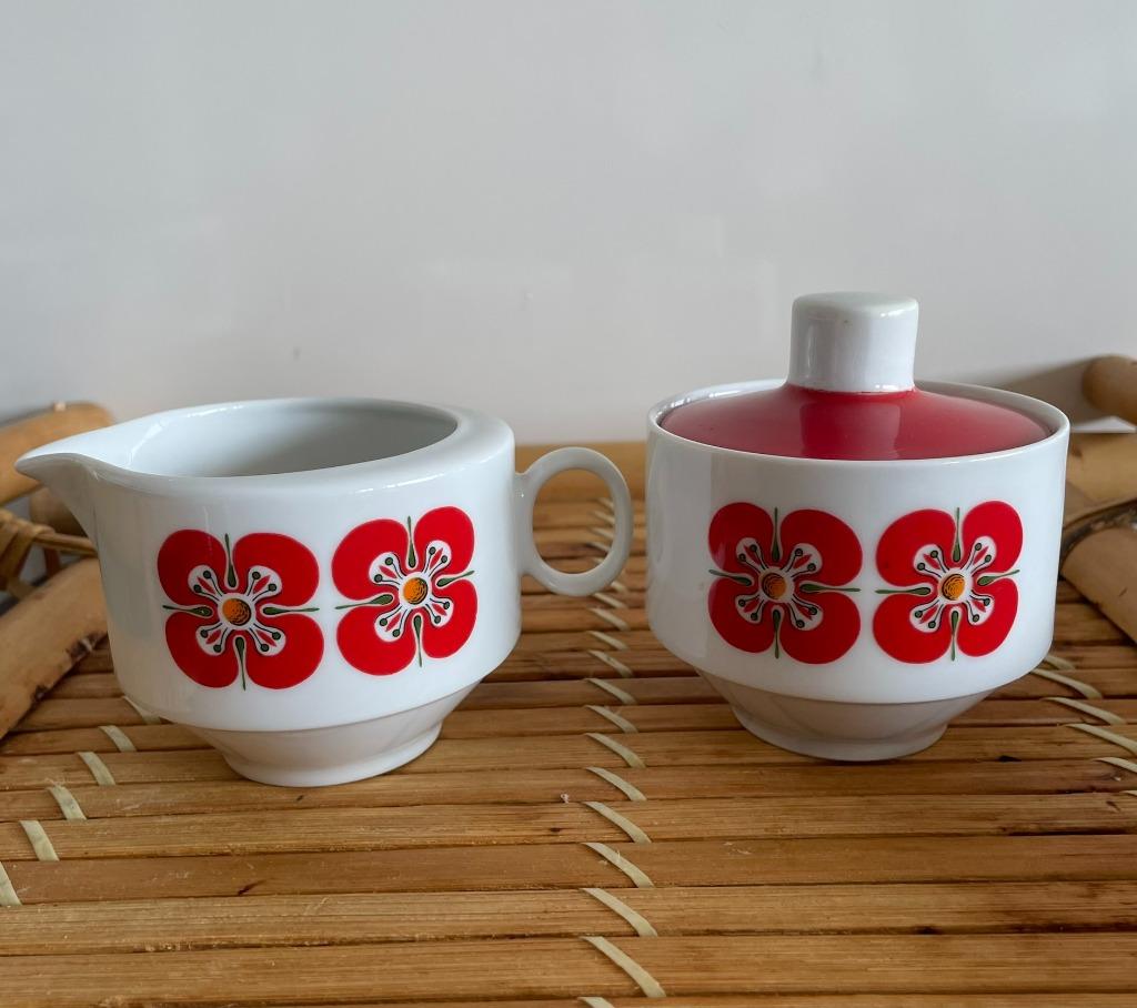 Retro melkkannetje en suikerpot Winterling Bavaria, Enlèvement ou Envoi