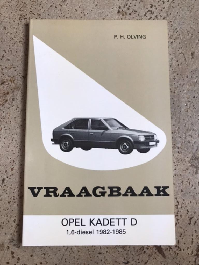 Vraagbaak Opel Kadett D 1,6-diesel 1982-1985, Enlèvement ou Envoi