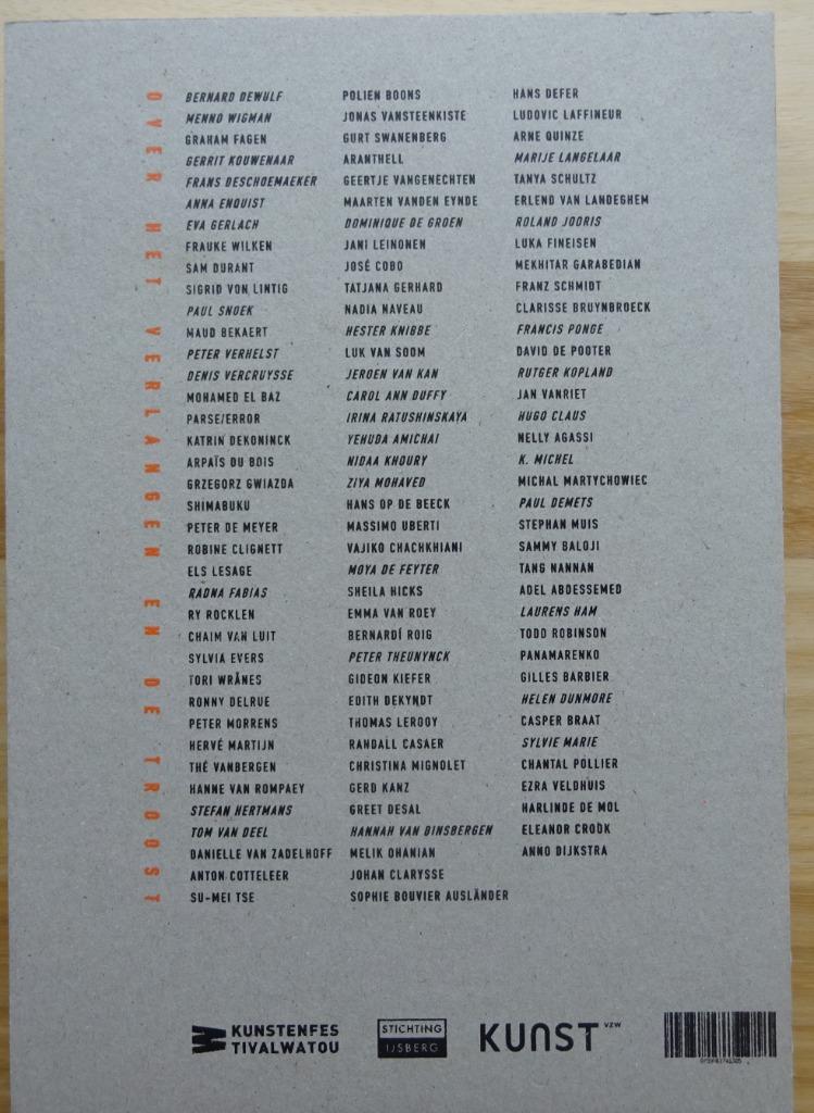 Watou 2018 verlangen en troost, Ophalen of Verzenden, Nieuw, Schilder- en Tekenkunst