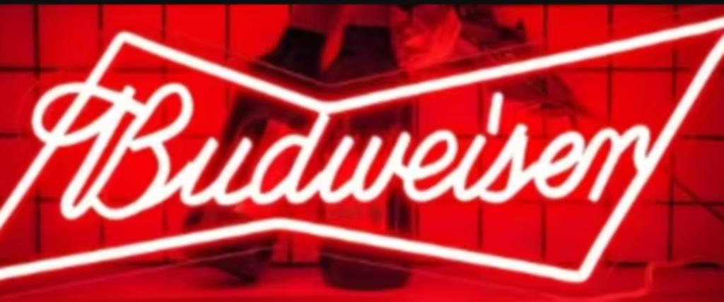 LED lamp neon stijl Budweiser (43.1x17.2cm)