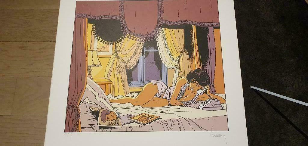 Sérigraphie Largo Winch, Enlèvement ou Envoi, Comme neuf