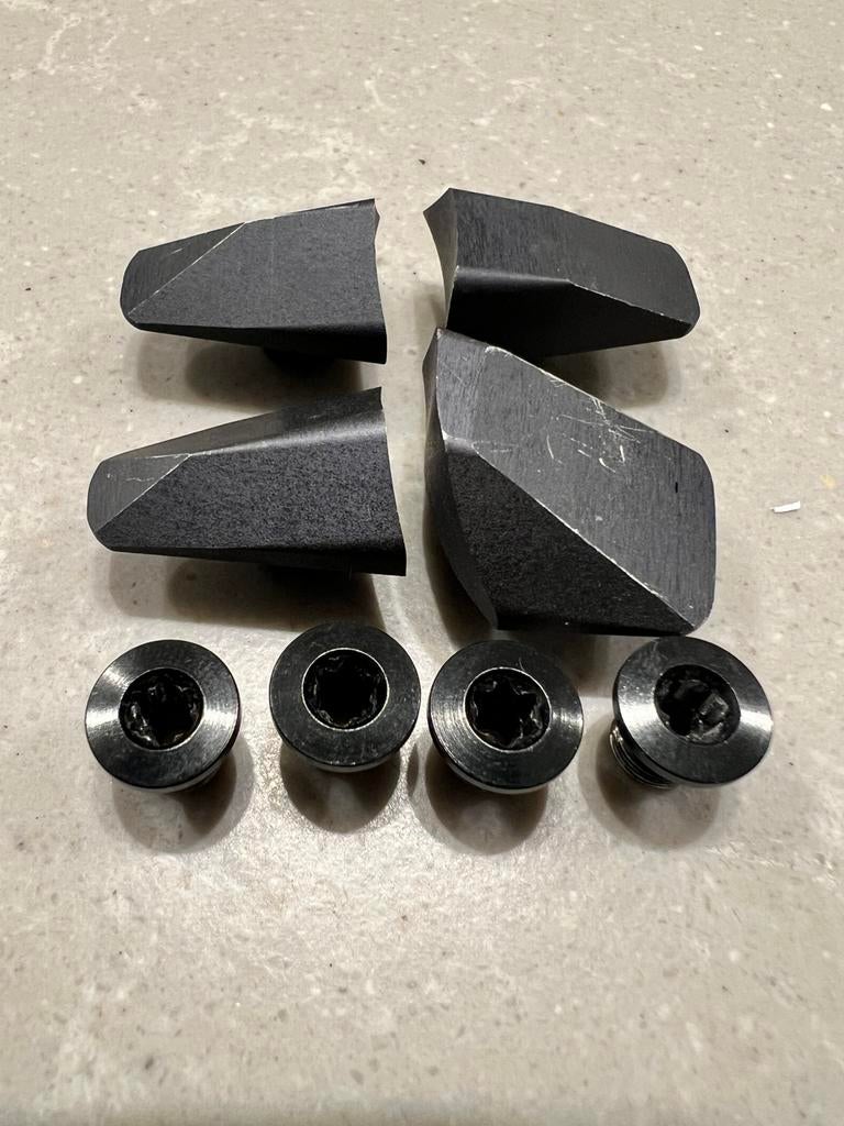 Boulons à lame TA Specialites X110 Shimano Ultegra/105, Enlèvement ou Envoi, Utilisé, Pédalier ou Pédales