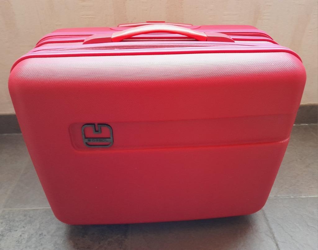 Gabol reiskoffer trolley wielen handbaggage - Roze, Wieltjes, Hard kunststof, Minder dan 50 cm, Ophalen of Verzenden