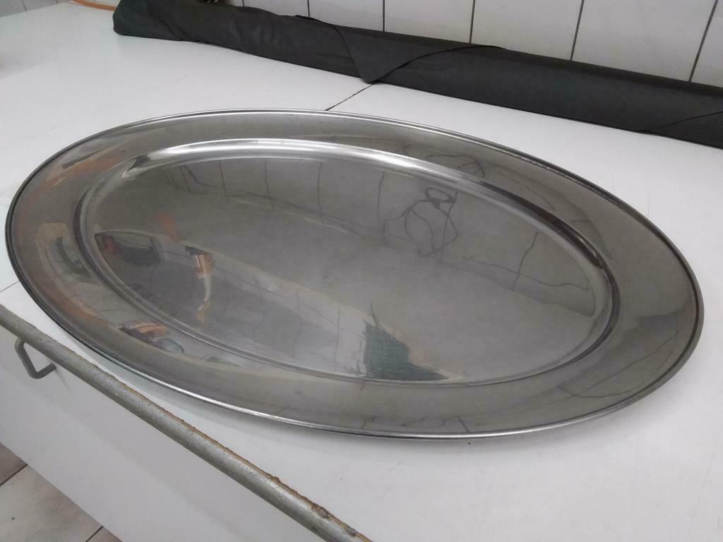 Inox schotel 66 x 46 cm, Ophalen of Verzenden, Zo goed als nieuw, Schaal of Schalen