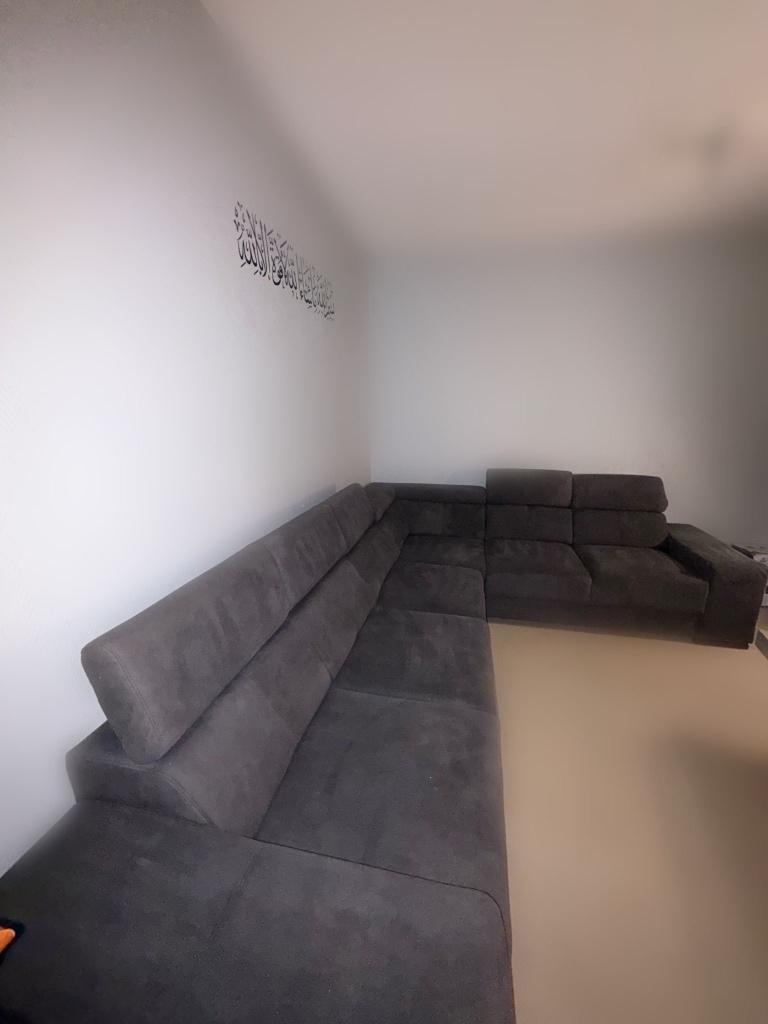 Canapé d angle 3m30 sur 2,60, 75 à 100 cm, Quatre personnes ou plus, Comme neuf, Enlèvement