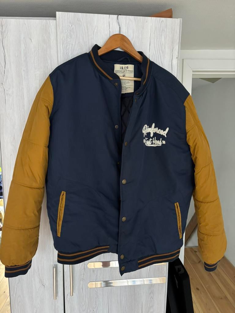 jack & jones puffer jack, Kleding | Heren, Jassen | Winter, Blauw, Jack&Jones, Ophalen of Verzenden, Maat 56/58 (XL)