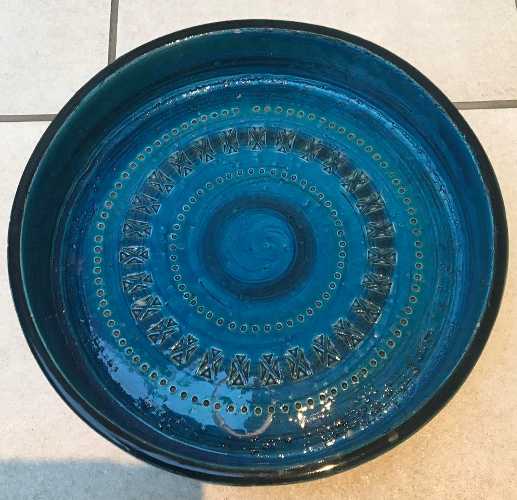 Grote schaal van Aldo Londi - Rimini blauw, Antiek en Kunst, Ophalen