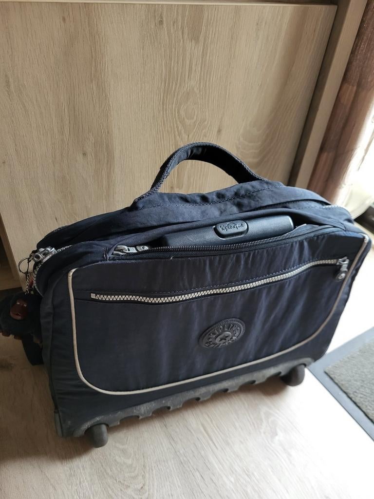 Kipling boekentas, Ophalen, Gebruikt, Blauw, Rugtas