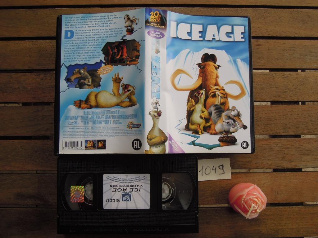 L'Âge de Glace VHS, Enlèvement ou Envoi, Dessin animé, Tous les âges, Utilisé