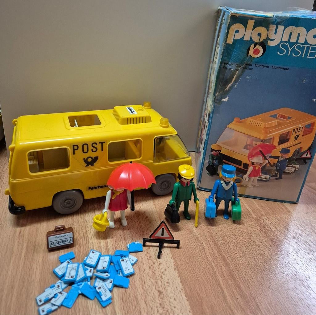 Playmobil 3235 postbus, Ophalen of Verzenden, Zo goed als nieuw, Complete set