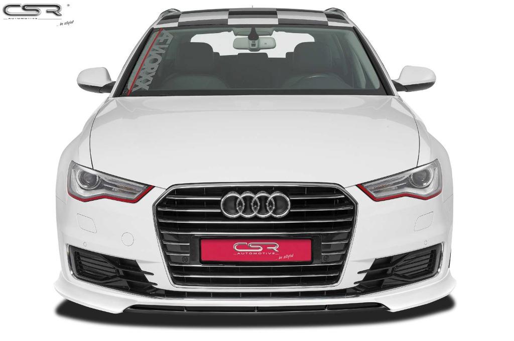 NIEUWE CSR Frontspoiler FA265 Audi A6 2014-2018 fiberflex, Ophalen, Voor, Nieuw, Audi