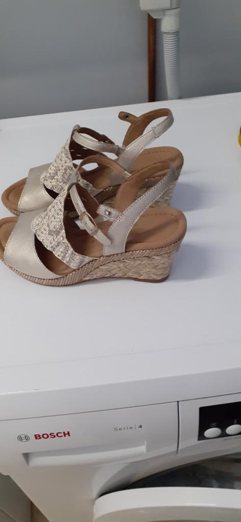 Sandalen, Ophalen, Beige, Gabor, Sandalen of Muiltjes
