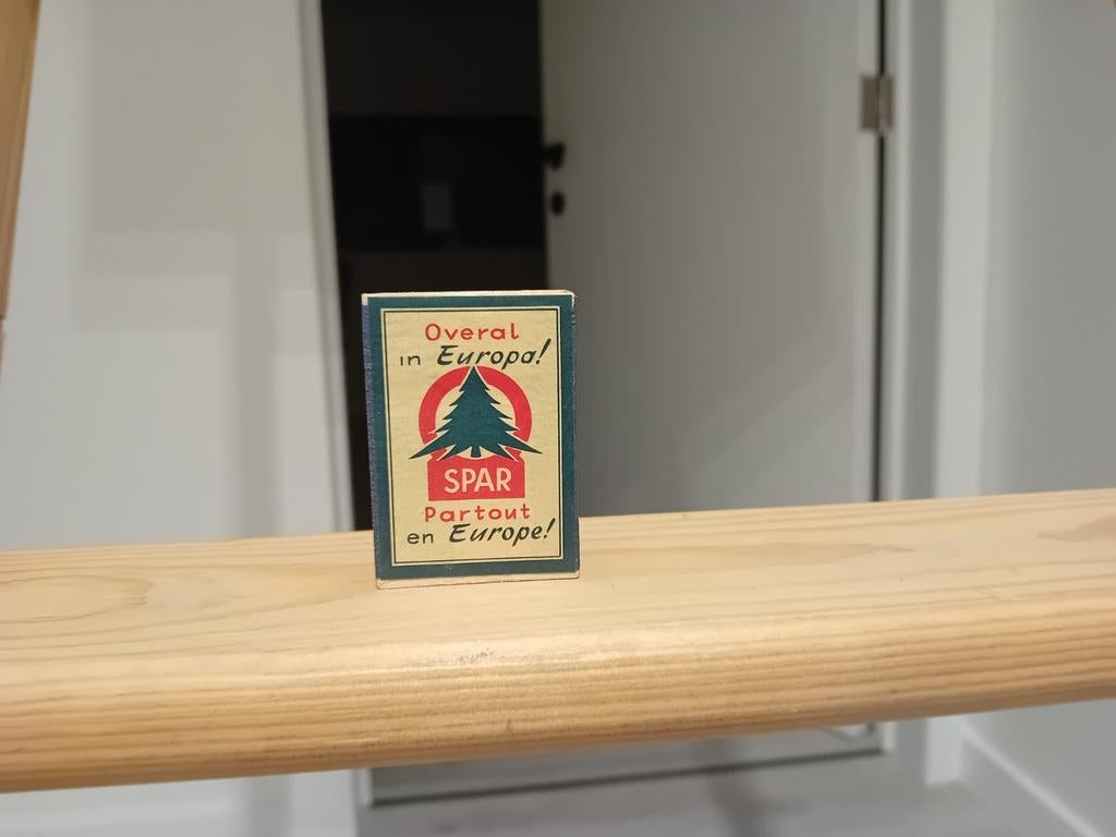 Oud  houten vintage luciferdoosjes spar supermarkt, Enlèvement ou Envoi, Comme neuf