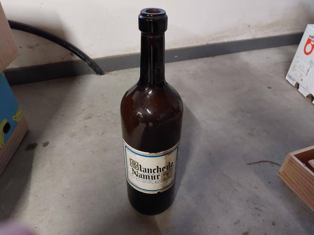 Blanche de Namur grote fles 1993, Verzamelen, Biermerken, Ophalen of Verzenden, Gebruikt, Flesje(s), Overige merken