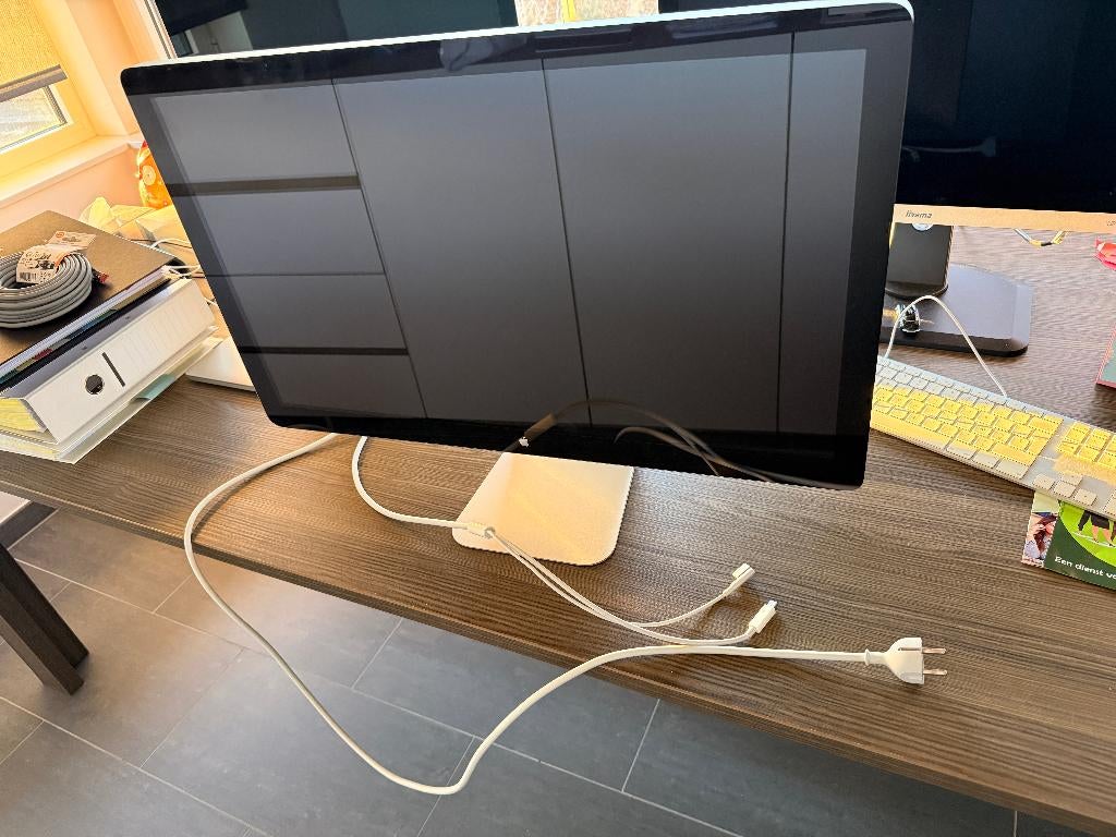 Apple Thunderbolt extern beeldscherm 27 inch, HD, IPS, Enlèvement ou Envoi, Haut-parleurs intégrés