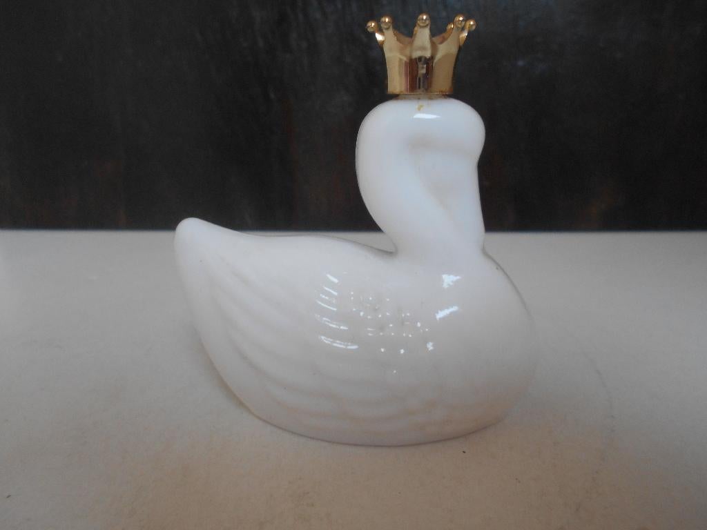 ancien flacon parfum vide Eau de Cologne Avon Cygne opaline, Ophalen of Verzenden, Gebruikt, Parfumfles