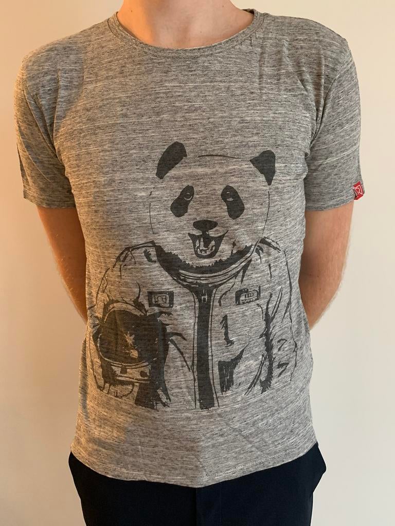 Stanley Stella grijs t-shirt met print maat Small, Kleding | Heren, Stanley Stella, Ophalen of Verzenden, Zo goed als nieuw, Grijs