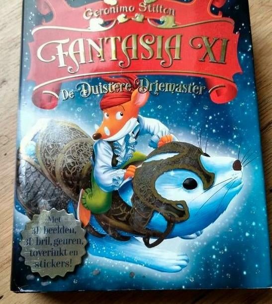 FANTASIA XI Geronimo Stilton /de duistere driemaster, Enlèvement, Comme neuf, Geronimo Stilton