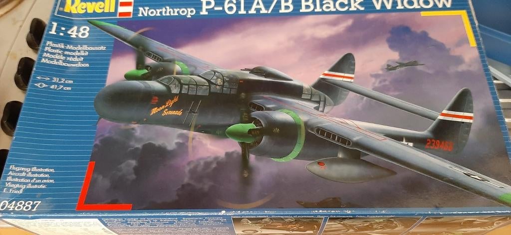 Revell 1/48 P-61 Black Widow, « Midnight Mickey », Enlèvement ou Envoi, Comme neuf, Revell