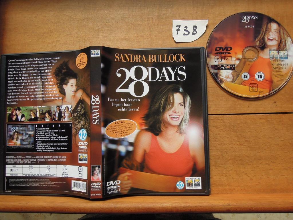 DVD 28 days met Sandra Bullock, Vanaf 12 jaar, Ophalen of Verzenden, Zo goed als nieuw, Actiekomedie