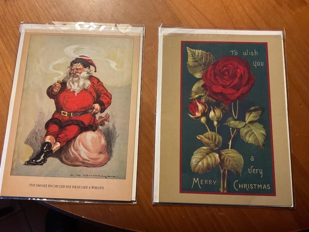 Prachtige dubbele onbeschreven Kerstkaart met envelop, Diversen, Ophalen of Verzenden