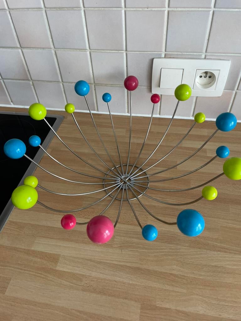 Vintage Spoetnik fruit mand, Ophalen, Zo goed als nieuw, Mand