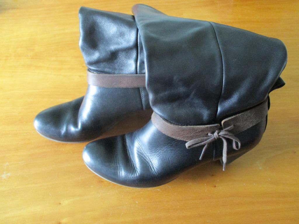 Laarzen dames, Enlèvement ou Envoi, Porté, Noir