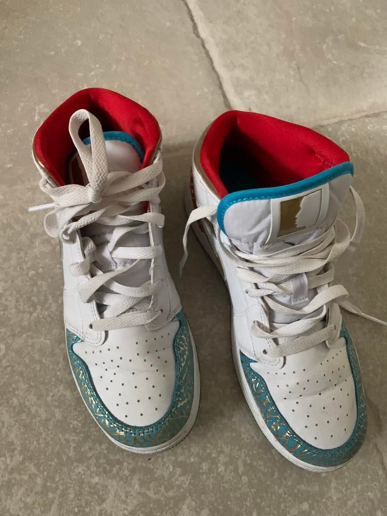 Nike air Jordan 1 Mid, 1988, maat 38,5., Nike, Overige typen, Ophalen of Verzenden, Zo goed als nieuw