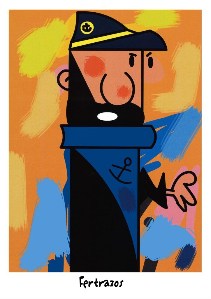 Affiches de Tintin et ses amis (5 posters 30 x 42 cm), Neuf, Enlèvement ou Envoi, Rectangulaire vertical, A1 jusqu'à A3